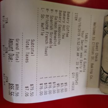 Clinton St. Baking - Brunch for 4, not bad! Sat brunch 2019-10-19 - Bakeries Near Me - New York, New York