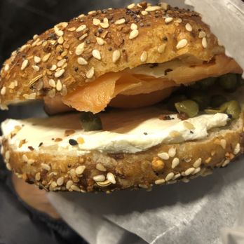Ovenbird Bakery - Smoked Salmon on Everything Bagel - Bakeries Near Me - Baltimore, Maryland