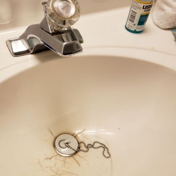 Americas Best Value Inn & Suites Jackson, MI - Filthy sink with a tub stopper in it - Hotels Near Me - Jackson, Michigan Americas Best Value Inn & Suites Jackson, MI - Filthy sink with a tub stopper in it - Hotels Near Me - Jackson, Michigan