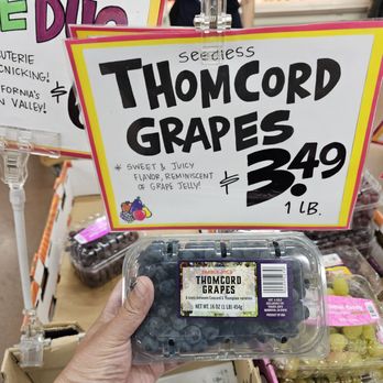 Trader Joe's - Thomcord Grapes, similar to Grape Jelly!?! - Grocery Near Me - San Ramon, California Trader Joe's - Thomcord Grapes, similar to Grape Jelly!?! - Grocery Near Me - San Ramon, California