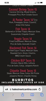 Menu photo 7 Hale Street Cantina Wheaton, IL Menu photo 7 Hale Street Cantina Wheaton, IL