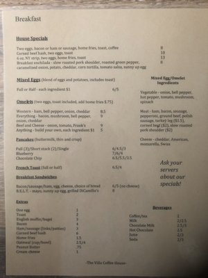 Menu photo 4 Villa Coffee House Lewiston, NY Menu photo 4 Villa Coffee House Lewiston, NY