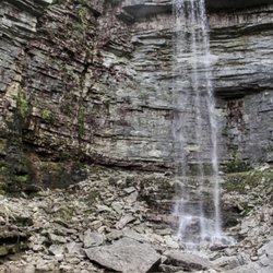 Stony Kill Falls - Rock scramble at base of falls