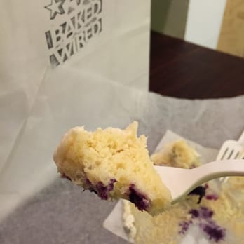 Baked & Wired - Lemon and blueberry cupcake!!! Soooo delish - Bakeries Near Me - Washington, DC, District of Columbia