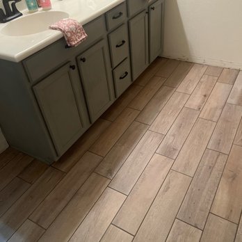 OC Tile - Tile flooring in bathroom 2 (one angle) - Tiling Near Me