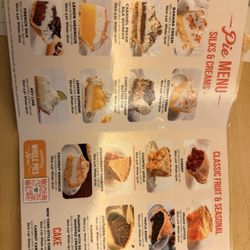 Village Inn - Pie Menu