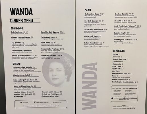 Menu photo 6 Wanda BYOB Haddonfield, NJ