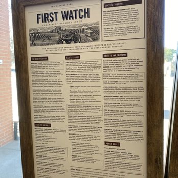 First Watch - Menu - Breakfast & Brunch Near Me - Tyler, Texas First Watch - Menu - Breakfast & Brunch Near Me - Tyler, Texas