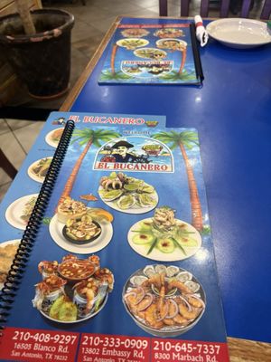 Menu photo 1 El Bucanero San Antonio, TX Menu photo 1 El Bucanero San Antonio, TX