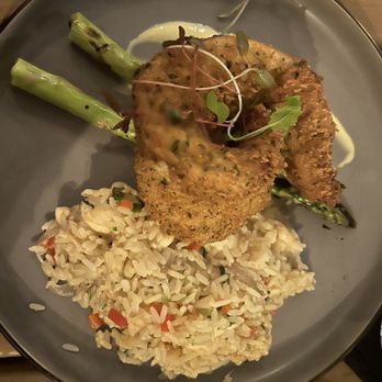 La Cambija - Panco crusted filet. Rosoto with lobster chunks - Seafood Near Me - Rincon, Puerto Rico