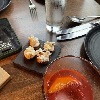 Millwright's - Popcorn amuse - New American Near Me - Simsbury, Connecticut