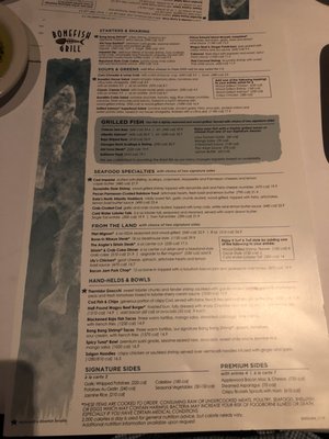 Menu photo 8 Bonefish Grill Huntersville, NC