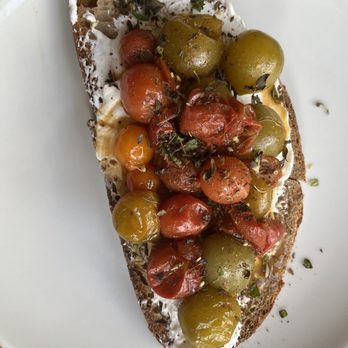 Zak The Baker - Whole-wheat Sourdough, cream cheese and heirloom cherry tomatoes - Kosher Near Me - Miami, Florida Zak The Baker - Whole-wheat Sourdough, cream cheese and heirloom cherry tomatoes - Kosher Near Me - Miami, Florida