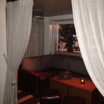 Parkers' Lighthouse - #Parker's Lighthouse offers intimate private booths for those who want a semi-intimate setting. Yes, curtains make a difference. - Seafood Near Me - Long Beach, California
