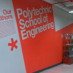 New York University - Tandon school of engineering - Poly school of Engineering wall.