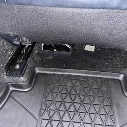 This is how my car was returned, definitely did not vacuum under the seats
