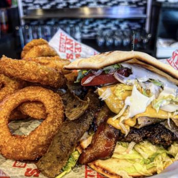 Mike & Tony's Gyros - Helen mak (pita instead of brioche) - Greek Near Me - Pittsburgh, Pennsylvania