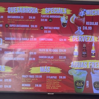 La Chingada Taqueria - Menu as of 3.24.26 - Mexican Near Me - San Jose, California La Chingada Taqueria - Menu as of 3.24.26 - Mexican Near Me - San Jose, California