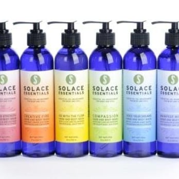Solace Essentials - Solace Essentials Body Wash - a different scent for each Chakra. - Skin Care Near Me - Seattle, Washington Solace Essentials - Solace Essentials Body Wash - a different scent for each Chakra. - Skin Care Near Me - Seattle, Washington