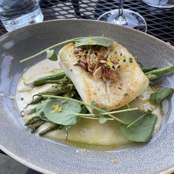 Le Coin - Halibut (so good, and larger than expected portion!) - Seafood Near Me - Seattle, Washington Le Coin - Halibut (so good, and larger than expected portion!) - Seafood Near Me - Seattle, Washington