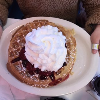 Harry's Diner - Strawberry Belgium waffle - Diners Near Me - Sheboygan, Wisconsin