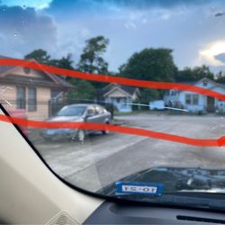 Patsco Windshield Repair - This is after the first tech worked on it.