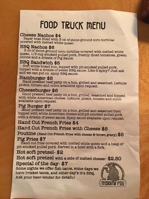 Menu photo 3 The Thirsty Pig Craft Beer Taproom Dothan, AL Menu photo 3 The Thirsty Pig Craft Beer Taproom Dothan, AL