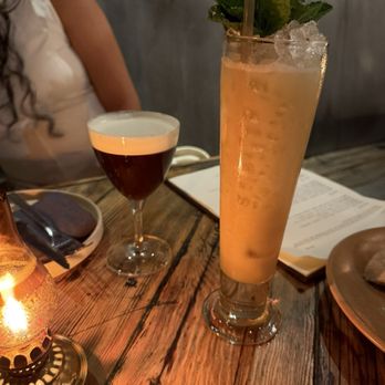 Campfire - The espresso martini and colada - New American Near Me - Carlsbad, California