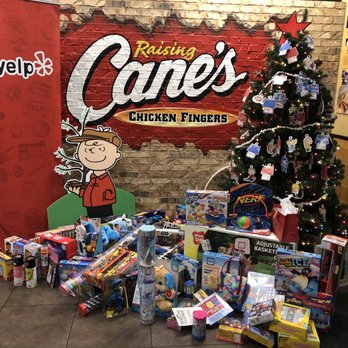 Raising Cane's Chicken Fingers - Toy drive! So many toys! - Fast Food Near Me - Reno, Nevada Raising Cane's Chicken Fingers - Toy drive! So many toys! - Fast Food Near Me - Reno, Nevada