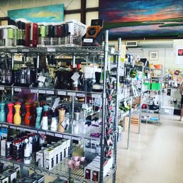 a wide variety of products in a store