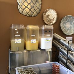 Savory Crust - Drinks and sauces.