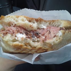 Shawn's Cafe and Bakery - Goat cheese, fig jam, prosciutto
