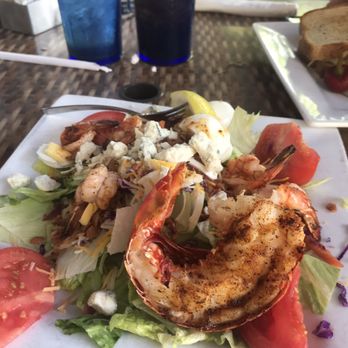 Hobo's Cafe - Key Largo Cobb Salad w lobster & shrimp - New American Near Me - Key Largo, Florida Hobo's Cafe - Key Largo Cobb Salad w lobster & shrimp - New American Near Me - Key Largo, Florida