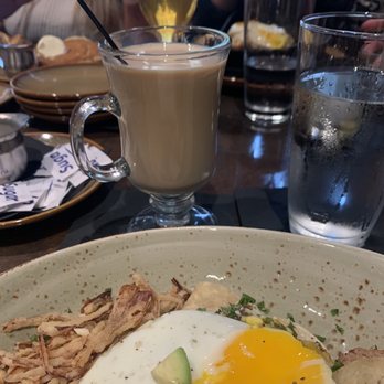 Proximo - Apple spice mimosa and my Irish cream coffee - Spanish Near Me - Fort Wayne, Indiana