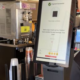 Touchscreen ordering