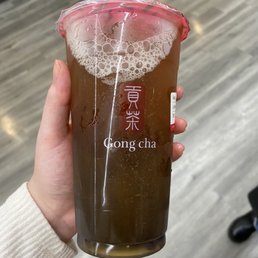 Large Lychee Oolong tea w/ boba Large Lychee Oolong tea w/ boba