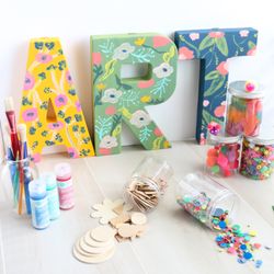 Darice - Paper mache letters