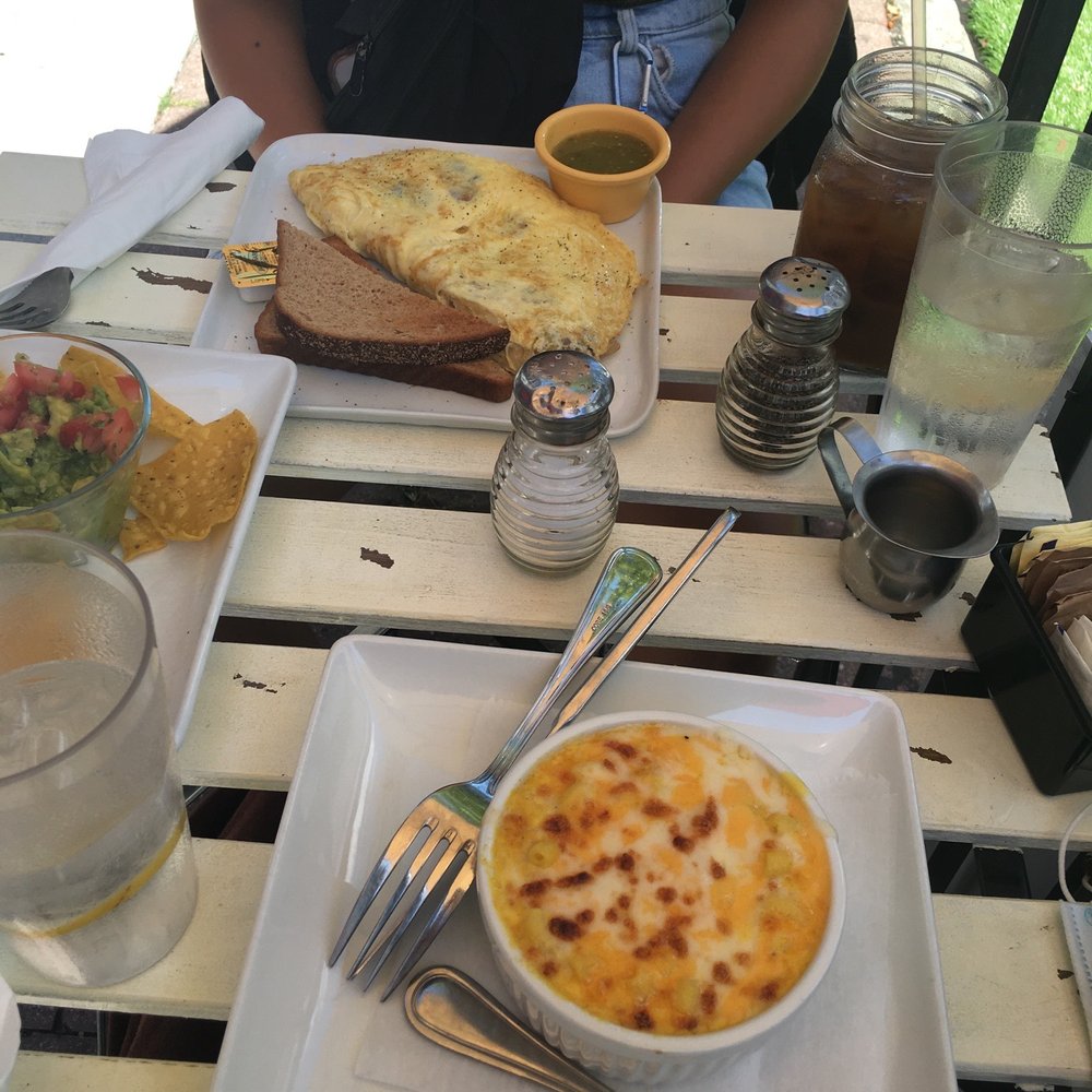 Tosti Cafe & Kitchen - Mac and cheese, chips and gauc, and cheese and mushroom omelette. - Coffee & Tea Near Me - Hoboken, New Jersey Tosti Cafe & Kitchen - Mac and cheese, chips and gauc, and cheese and mushroom omelette. - Coffee & Tea Near Me - Hoboken, New Jersey