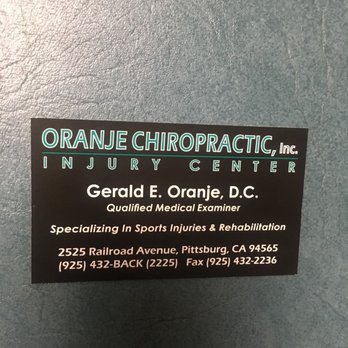Oranje Chiropractic - Chiropractors Near Me - Pittsburg, California Oranje Chiropractic - Chiropractors Near Me - Pittsburg, California