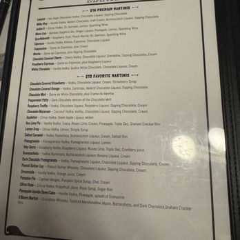 Lulu's Chocolate Bar - Menu - Desserts Near Me - Savannah, Georgia