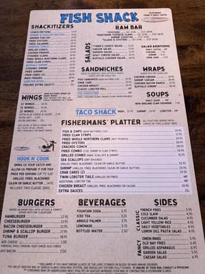Menu photo 1 Fish Shack Lighthouse Point, FL