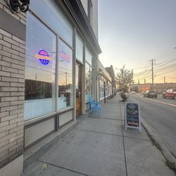 Cafe Liuga Haus - Street view: entrance.