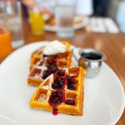 The Tasty Table - Berry Belgian waffle