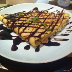 Appenini Sorvetes Gourmet - Crepe de salmão com molho teriyaki.