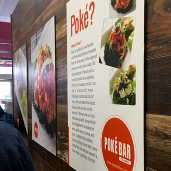 Poké Bar - Sign - Seafood Near Me - Mountain View, California Poké Bar - Sign - Seafood Near Me - Mountain View, California