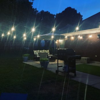 Handyman Dan - Hung lights for back patio. - Handyman Near Me