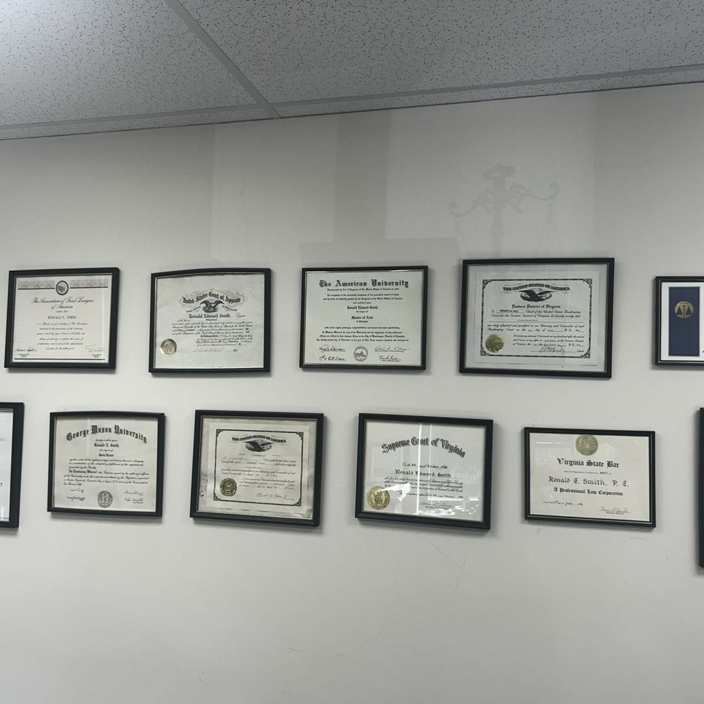 Ronald E. Smith, PC - Ronald E Smith Certifications & Accolades - DUI Law Near Me - Fairfax, Virginia