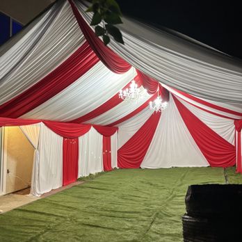 Liospartyrentals - 20x30 tent with draping. 48-64 guest package - Party Supplies Near Me Liospartyrentals - 20x30 tent with draping. 48-64 guest package - Party Supplies Near Me