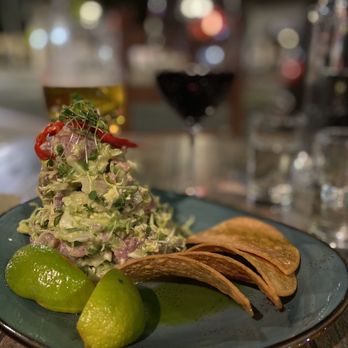 Fish Gaucho - Ahi Crudo. We should've gotten 2 of these, with some Felipe's mild salsa, and quit! - Mexican Near Me - Paso Robles, California Fish Gaucho - Ahi Crudo. We should've gotten 2 of these, with some Felipe's mild salsa, and quit! - Mexican Near Me - Paso Robles, California
