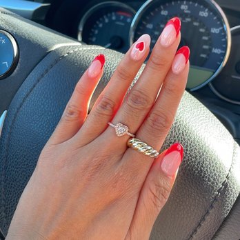 Mk Nails - Full set dip nail Valentines Set - Waxing Near Me - Mission Viejo, California Mk Nails - Full set dip nail Valentines Set - Waxing Near Me - Mission Viejo, California
